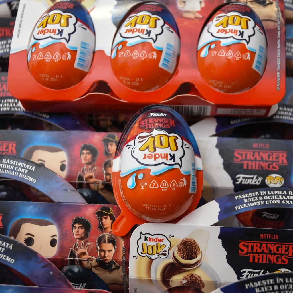 Kinder Joy Stranger Things Edition – Chocolate Egg with Surprise Funko Toy